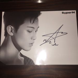 OFFICIAL SUPERM MARK SIGNED POSTER